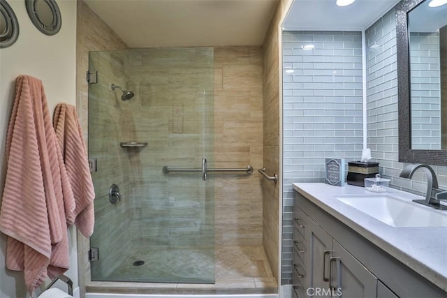 1853 E Renshaw St, Covina, CA 91724 - full bath with vanity and a stall shower