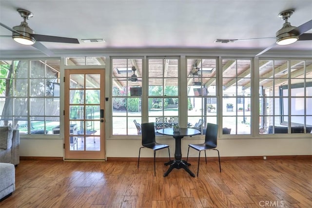 1853 E Renshaw St, Covina, CA 91724 - sunroom / solarium with plenty of natural light and wood finished floors