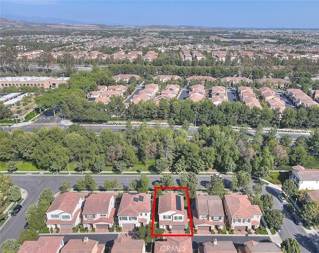 25 Sedgewick, Irvine, CA 92620 - aerial view of property's location with property boundaries highlighted and nearby suburban area