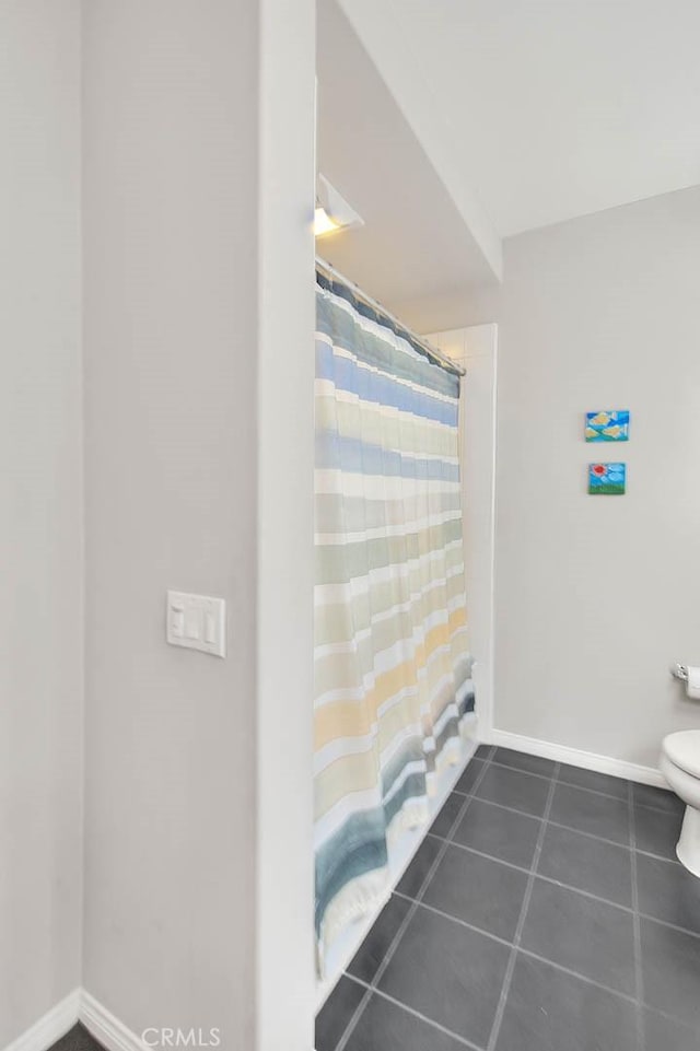 25 Sedgewick, Irvine, CA 92620 - bathroom with tile patterned floors and curtained shower