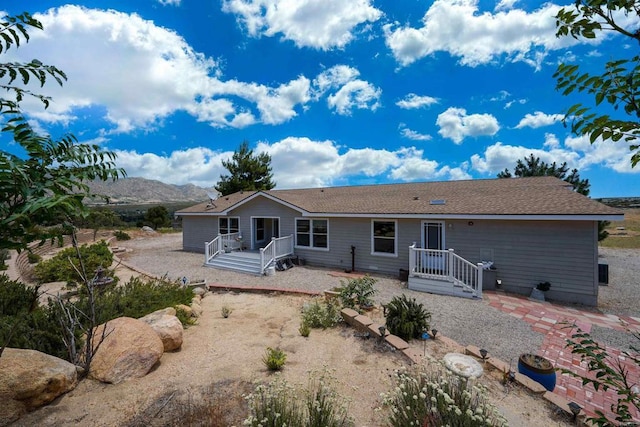 36748 Parrot Mountain Rd, Ranchita, CA 92066 - back of house with a mountain view