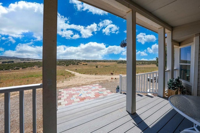 36748 Parrot Mountain Rd, Ranchita, CA 92066 - deck with a view of rural / pastoral area