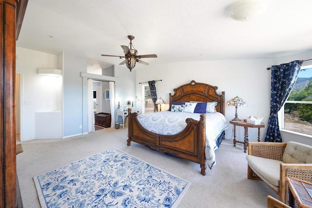 36748 Parrot Mountain Rd, Ranchita, CA 92066 - bedroom with carpet flooring and a ceiling fan