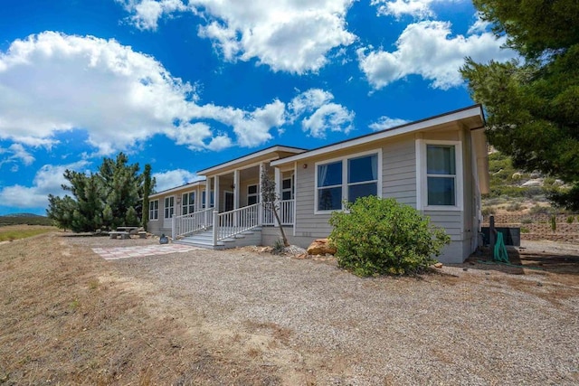 36748 Parrot Mountain Rd, Ranchita, CA 92066 - view of front of home with covered porch