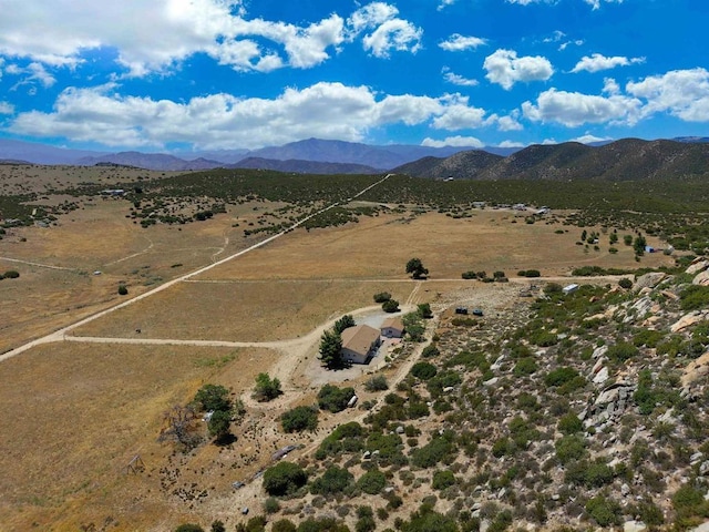 36748 Parrot Mountain Rd, Ranchita, CA 92066 - view of mountain backdrop with rural landscape and a desert landscape