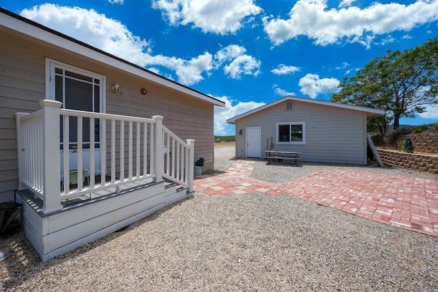 36748 Parrot Mountain Rd, Ranchita, CA 92066 - back of property with a patio area