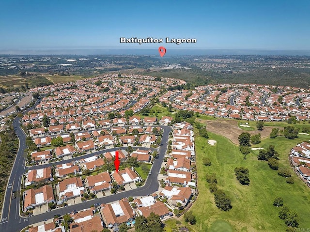 5073 Mycenae Way, Oceanside, CA 92056 - aerial view of property's location with nearby suburban area