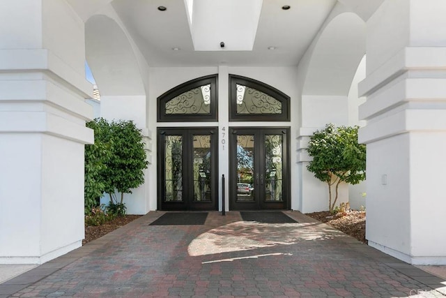 5073 Mycenae Way, Oceanside, CA 92056 - view of exterior entry featuring french doors and stucco siding