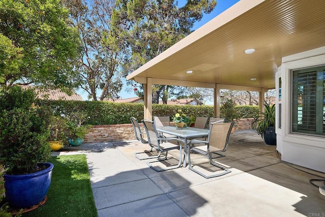 5073 Mycenae Way, Oceanside, CA 92056 - fenced backyard featuring outdoor dining space and a patio