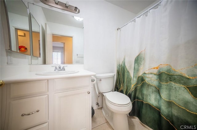 3309 Kaylyn St, Lancaster, CA 93535 - bathroom with tile patterned floors and vanity