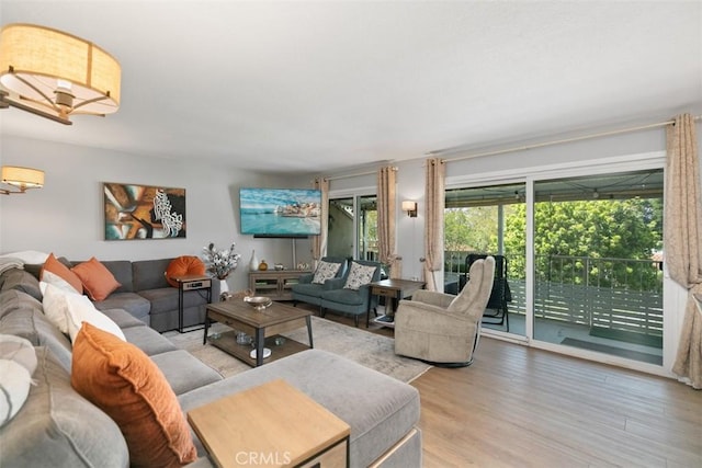 856 Ronda Mendoza Unit P, Laguna Woods, CA 92637 - living room featuring wood finished floors