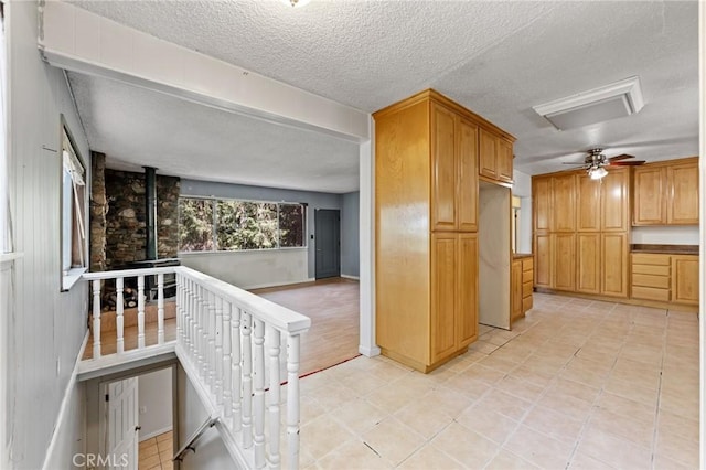 25286 N Rd, Twin Peaks, CA 92391 - kitchen with a textured ceiling