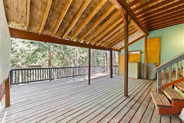 25286 N Rd, Twin Peaks, CA 92391 - view of wooden terrace