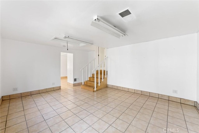 25286 N Rd, Twin Peaks, CA 92391 - empty room featuring attic access and light tile patterned flooring