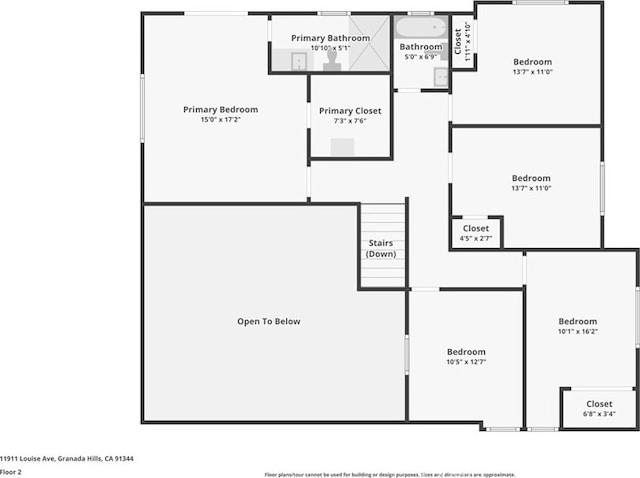 11911 Louise Ave, Granada Hills, CA 91344 - view of home floor plan