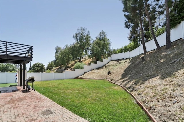 11911 Louise Ave, Granada Hills, CA 91344 - fenced backyard with a patio area