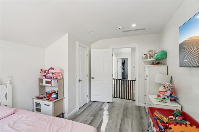 11911 Louise Ave, Granada Hills, CA 91344 - bedroom featuring light wood finished floors and recessed lighting