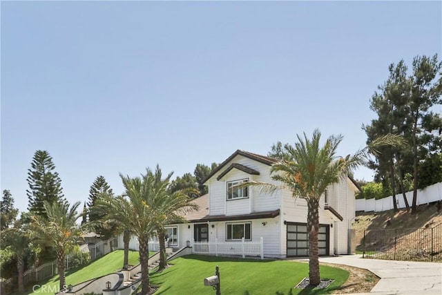 11911 Louise Ave, Granada Hills, CA 91344 - traditional-style house featuring concrete driveway and a garage