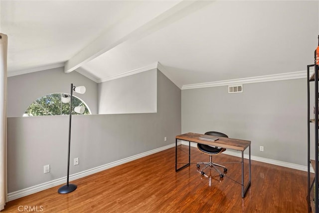 4211 Arch Dr Unit 201, Studio City, CA 91604 - office space featuring wood finished floors and ornamental molding