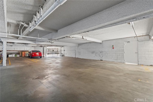 4211 Arch Dr Unit 201, Studio City, CA 91604 - parking garage with concrete block wall