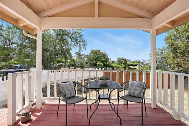 311 Corto, Solana Beach, CA 92075 - view of wooden deck