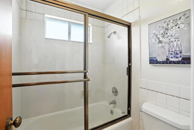 311 Corto, Solana Beach, CA 92075 - bathroom with shower / bath combination with glass door and tile walls