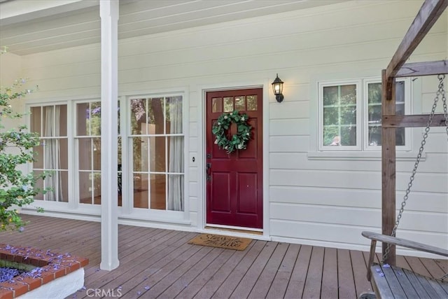 11 Dapplegray Ln, Rolling Hills Estates, CA 90274 - doorway to property featuring a deck