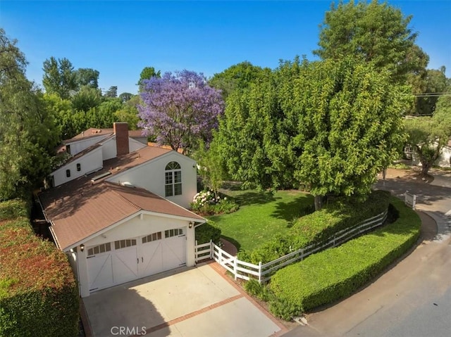 11 Dapplegray Ln, Rolling Hills Estates, CA 90274 - view from above of property