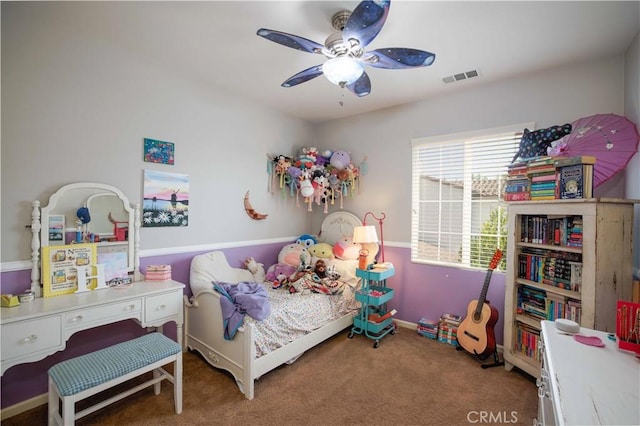 1759 Crebs Way, Upland, CA 91784 - carpeted bedroom with ceiling fan and baseboards