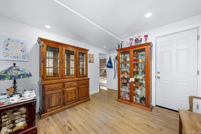 7215 San Pasqual St, Lemon Grove, CA 91945 - entrance foyer with light wood finished floors and recessed lighting