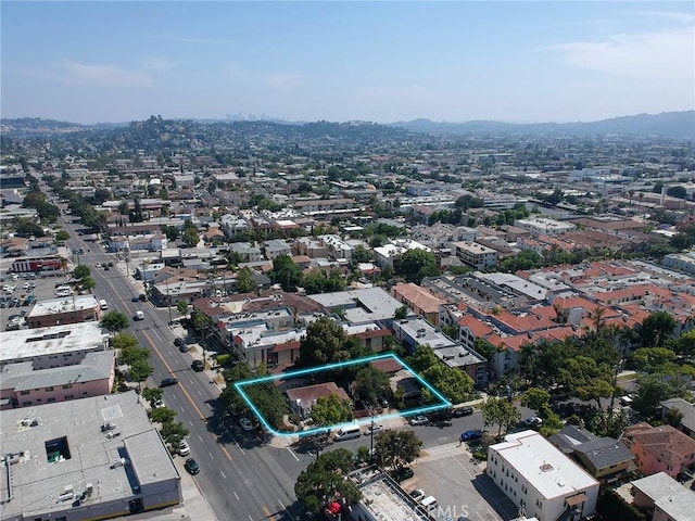 241 N Verdugo Rd, Glendale, CA 91206 - aerial overview of property's location featuring property boundaries highlighted