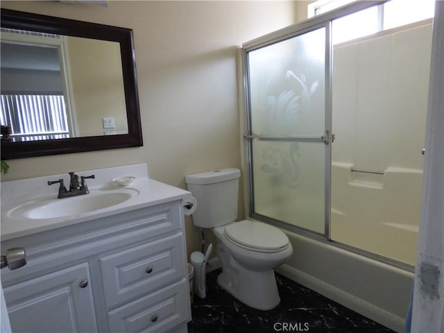 630 W Santa Cruz St, San Pedro, CA 90731 - bathroom with vanity and combined bath / shower with glass door