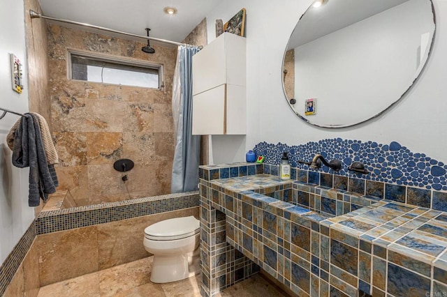 157 Beechtree Dr, Encinitas, CA 92024 - bathroom featuring toilet and a combined bath / shower with rainfall shower