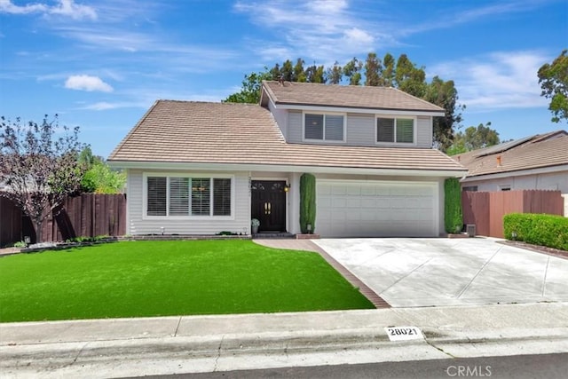 28021 Paseo Reposo, San Juan Capistrano, CA 92675 - traditional home with driveway, an attached garage, and a tile roof