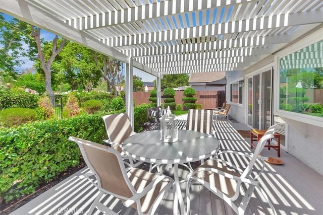 28021 Paseo Reposo, San Juan Capistrano, CA 92675 - view of patio with outdoor dining area and a pergola