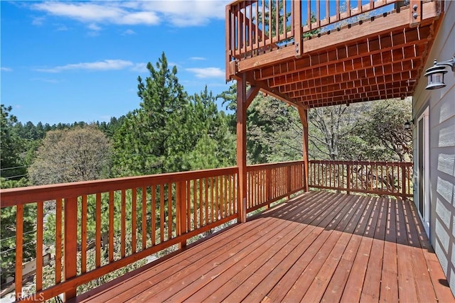 26182 Sky Ridge Dr, Twin Peaks, CA 92391 - view of deck