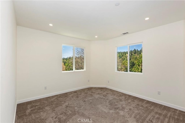 26182 Sky Ridge Dr, Twin Peaks, CA 92391 - carpeted empty room featuring healthy amount of natural light and recessed lighting