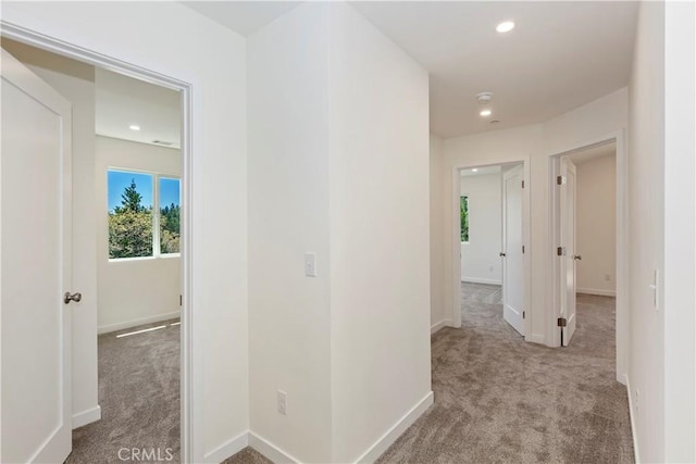 26182 Sky Ridge Dr, Twin Peaks, CA 92391 - corridor with carpet and recessed lighting