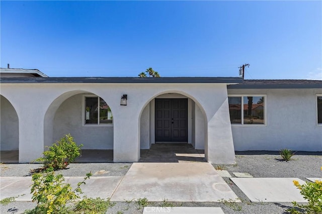 2852 E San Angelo Rd, Palm Springs, CA 92262 - view of front of property with stucco siding
