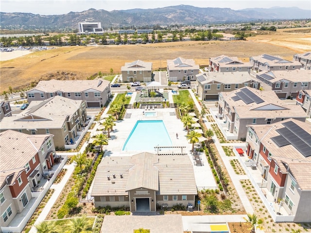 36351 Elizabeth Ln Unit 8105, Wildomar, CA 92595 - bird's eye view of a mountain backdrop and a pool area