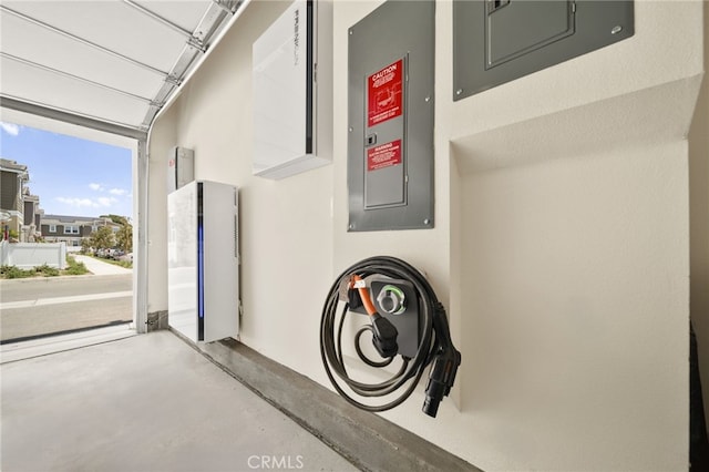 36351 Elizabeth Ln Unit 8105, Wildomar, CA 92595 - garage featuring electric panel and car charger