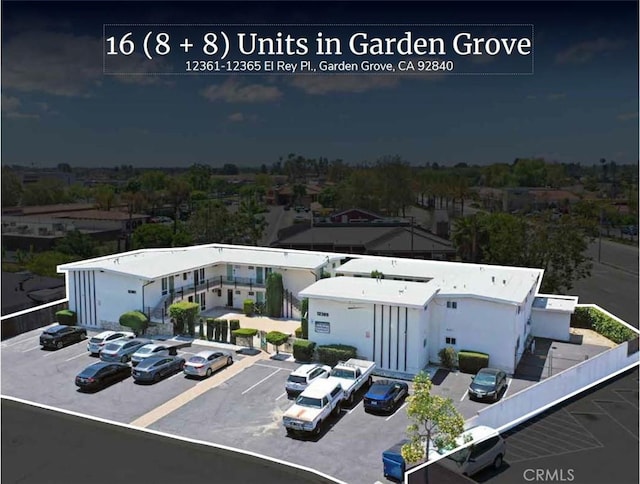 12361 El Rey Pl Unit 16, Garden Grove, CA 92840 - drone / aerial view