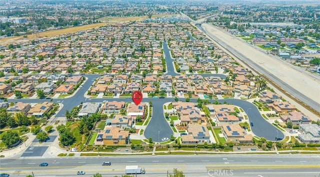 13211 Baxter Springs Dr, Rancho Cucamonga, CA 91739 - aerial view of property and surrounding area featuring nearby suburban area