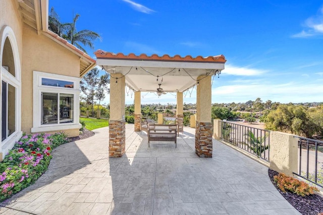 3676 Valley Rd, Bonita, CA 91902 - view of patio / terrace featuring a gazebo