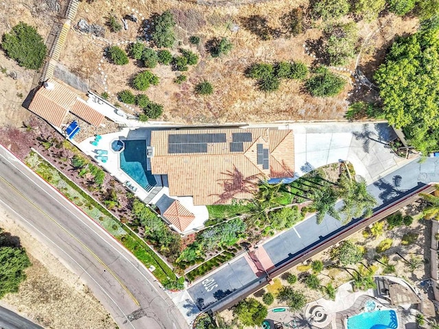 3676 Valley Rd, Bonita, CA 91902 - bird's eye view of a pool