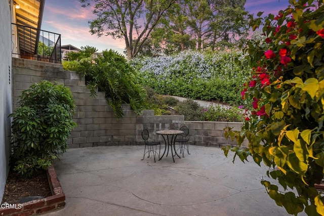 5240 Ramsdell Ave, La Crescenta, CA 91214 - view of patio featuring outdoor dining area and stairs