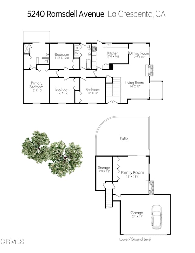 5240 Ramsdell Ave, La Crescenta, CA 91214 - view of home floor plan