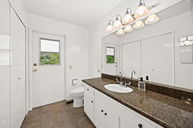 5240 Ramsdell Ave, La Crescenta, CA 91214 - bathroom featuring vanity and tile patterned floors