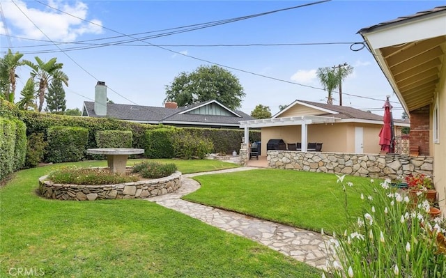 4441 Avocado Ave, Yorba Linda, CA 92886 - view of yard featuring a patio