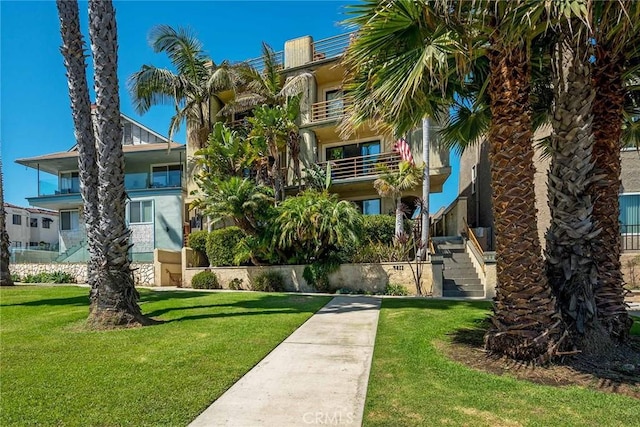 3811 E Livingston Dr Unit 1, Long Beach, CA 90803 - view of property with stairway